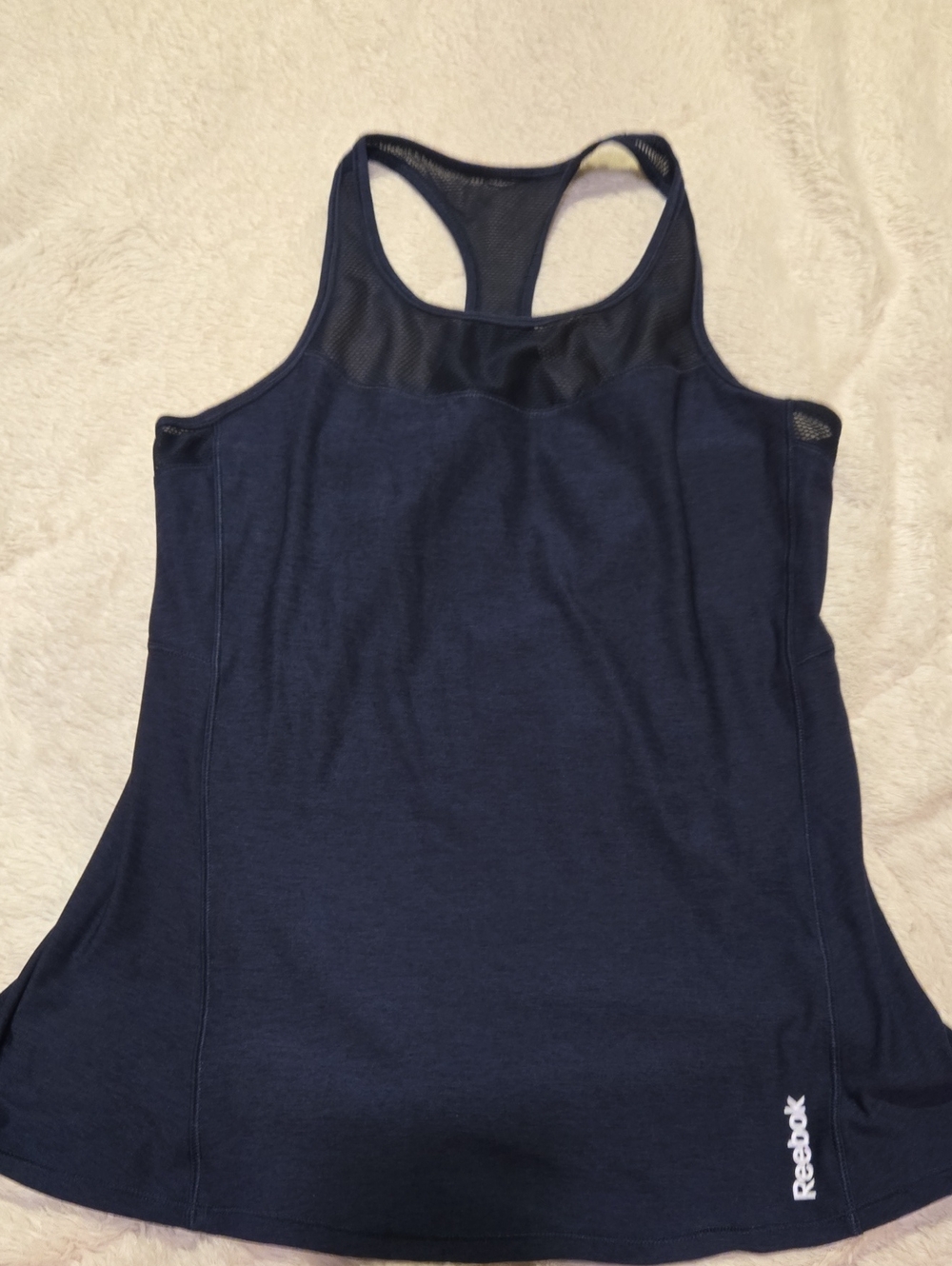 Reebok Women's Dark Navy Racerback Tank